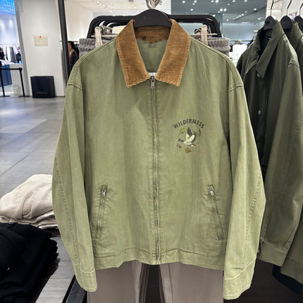 2025秋季新款WLJZWFJTUR男装时尚潮流印花宽松夹克 外套UML150066