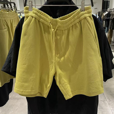 JTUR男装纯色青年休闲宽松短裤