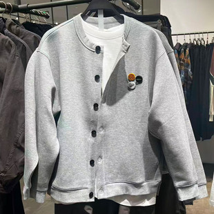 WLJZWFJTUR2026春季新款男装时尚潮流卫衣开衫休闲 外套UUV160014