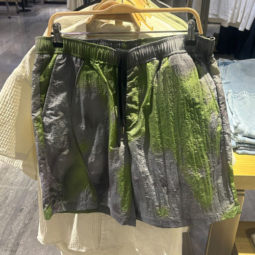 WLJZWFJTUR男装撞色短裤五分裤