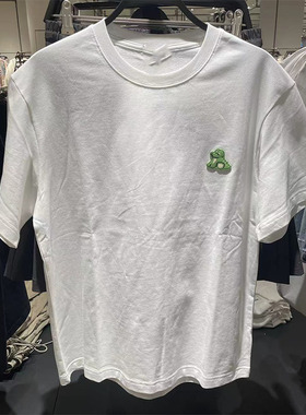 2025秋季新款男装时尚休闲百搭小鳄鱼装饰圆领宽松  T恤UMV440054