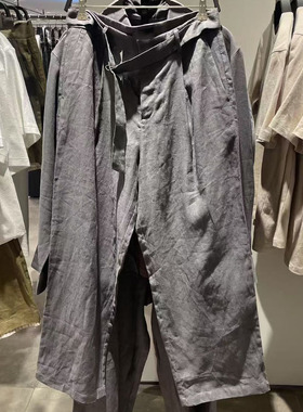 2026春季新款WLJZWFJTUR男装休闲百搭简约宽松阔腿裤   UMF650029