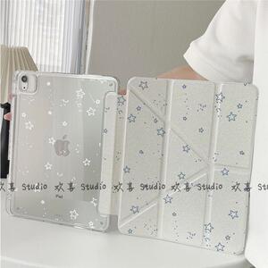 适用华为matepad115s保护套2025新款matepadair12保护壳平板pro11英寸带笔槽air10.8柔光版Y折亚克力星星点点