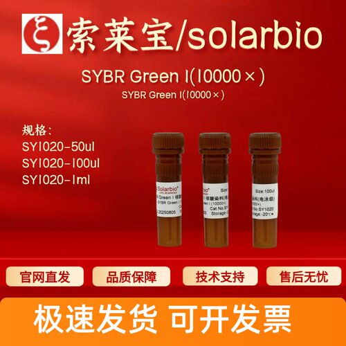 索莱宝solarbio SYBR Green I(10000×)SY1020 科研实验试剂 现货