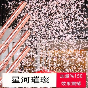 星河璀璨礼炮礼花婚礼庆典开业生日派对聚会手持礼花筒花瓣亮片