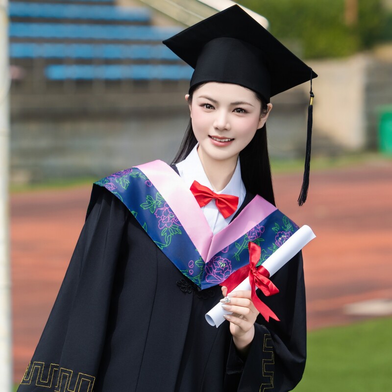 学位学士服高质量毕业礼服
