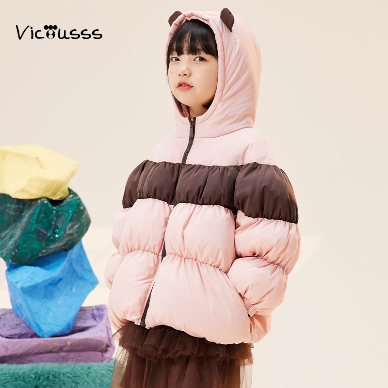 viciusss丸社女童羽绒服2025新款