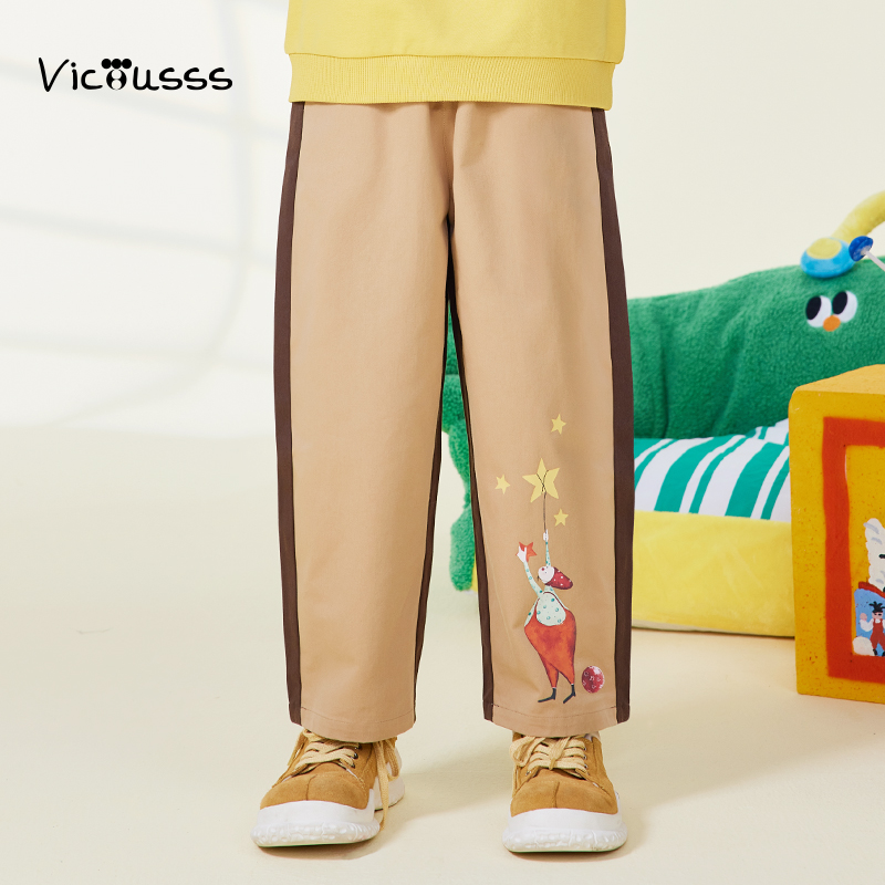 Viciusss丸社男童裤子宽松休闲裤