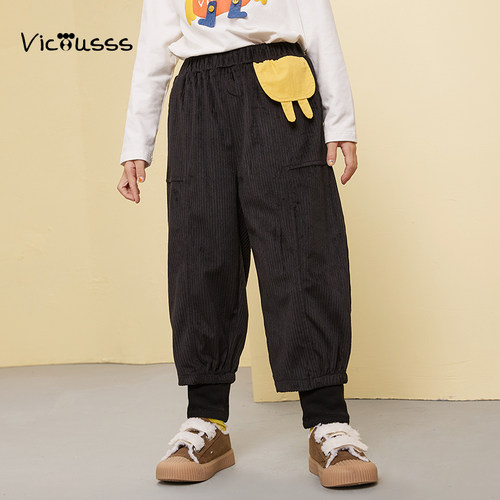 Viciusss女童女童裤子新款休闲裤