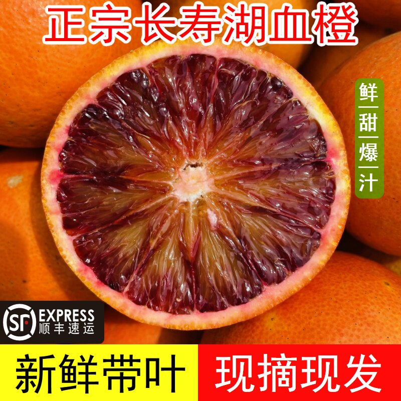 玫瑰血橙子新鲜现摘重庆长寿湖血脐塔罗科当季水果手剥红心雪四川