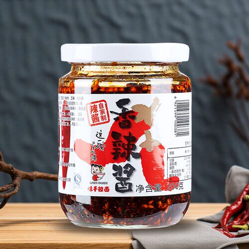 味千拉面自制香辣酱拌饭拌面酱