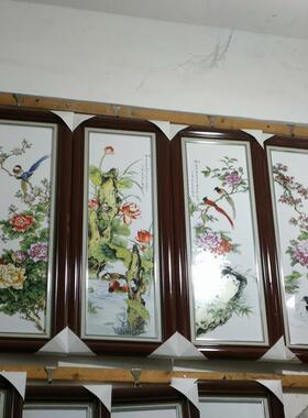 景德镇陶瓷板画古典美女