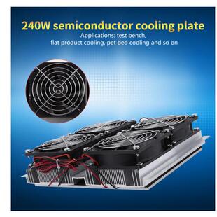 半导体制冷片12706电子制冷模块套装制冷板冷面降温12V240W制冷器