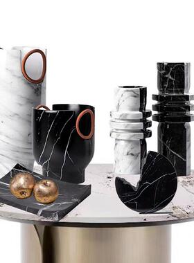 简约现代创意树脂仿大理石