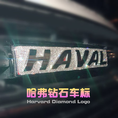 哈弗镶钻改装钻石车贴