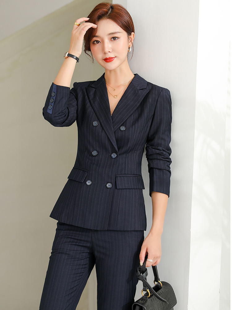 职业装女气质女神范西服商务总裁套装时尚上班工作服
