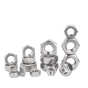 金超321/316/310S/2205不锈钢六角螺母细牙反牙螺丝帽大全M2-M16
