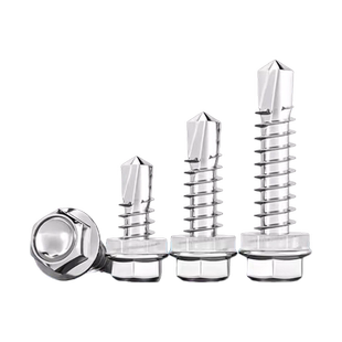 金超304/316/410不锈钢外六角钻尾螺丝钉彩钢瓦自攻自钻燕尾螺钉