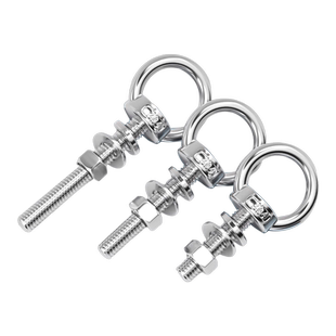 金超304不锈钢加长吊环螺丝带环螺栓对穿墙螺杆M4M5M6M8M10M12M16