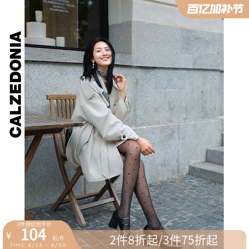 CALZEDONIA卡泽意袜春夏女士LOVE系列30D爱心连裤袜丝袜MODC1934