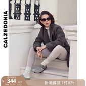 CALZEDONIA卡泽意袜秋冬新女柔软哑光含羊绒罗纹紧身裤 MIP085