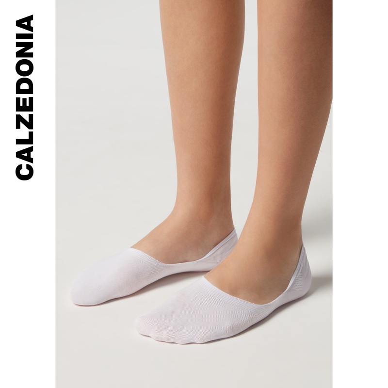 calzedonia白色时尚舒适隐形船袜