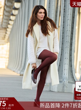 CALZEDONIA卡泽意袜秋冬光腿神器假透肉内里薄绒保暖丝袜MODC1919