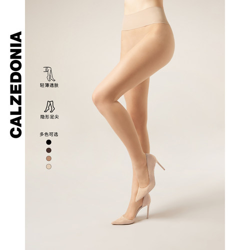 CALZEDONIA卡泽意袜夏20D薄透裸感日常打底黑丝连裤袜丝袜LIC071