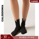 黑色珍珠蝴蝶结装 CALZEDONIA卡泽意袜春季 女士时尚 饰短袜DCZ071