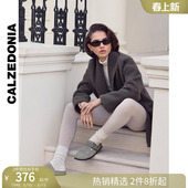 CALZEDONIA卡泽意袜秋冬新女柔软哑光含羊绒罗纹紧身裤 MIP085