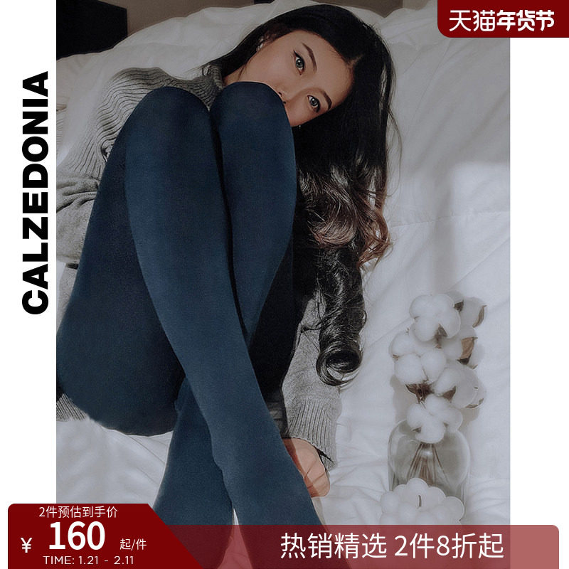 CALZEDONIA卡泽意袜秋冬光腿神器勃艮第红一体加绒连裤丝袜MIC030,女士内衣/男士内衣/家居服,连裤袜/打底袜,淘宝优惠券,粉丝福利购,淘宝优惠卷