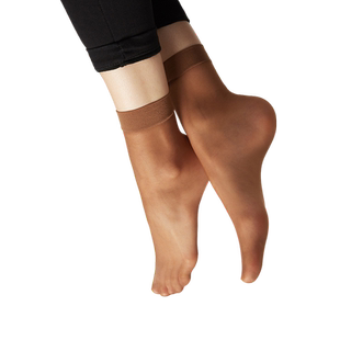 CALZEDONIA卡泽意袜女莱卡20D夏薄款透气性感短袜中筒丝袜LIZ001