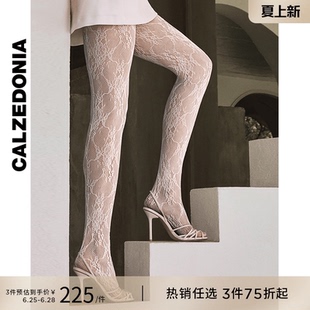CALZEDONIA卡泽意袜26夏季新女士时尚花卉蕾丝丝袜连裤袜MODC2226