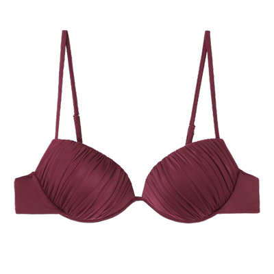 【肯豆同款】CALZEDONIA卡泽意袜夏海边度假缎面比基尼泳衣裤1796