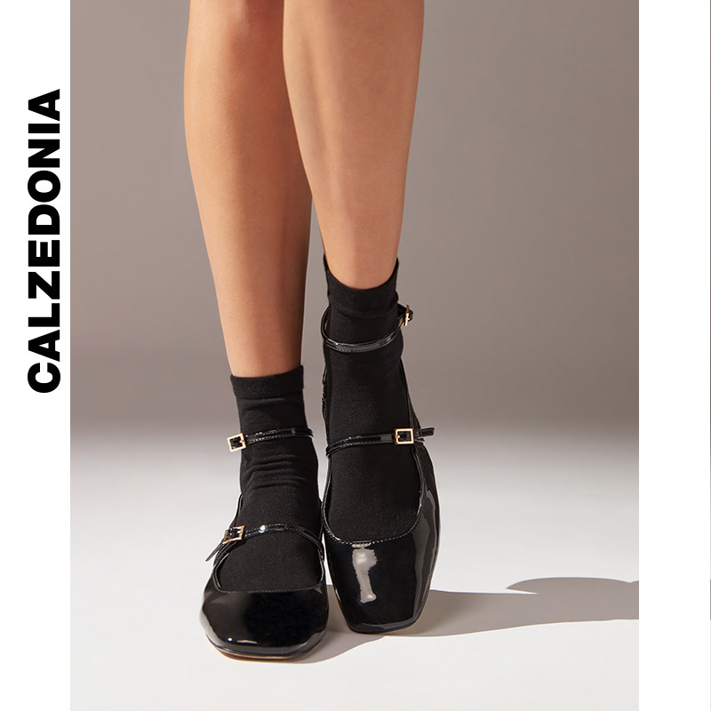 CALZEDONIA卡泽意袜早秋女士时尚简约舒适多色百搭纯色短袜DC0046