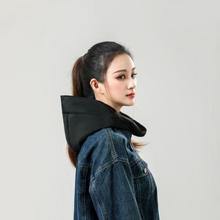 羽绒配羽绒服帽子单买可拆卸羽绒帽单独的通用单卖单帽装饰假帽子