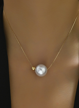 白珍珠时尚简约百搭个性气质项链