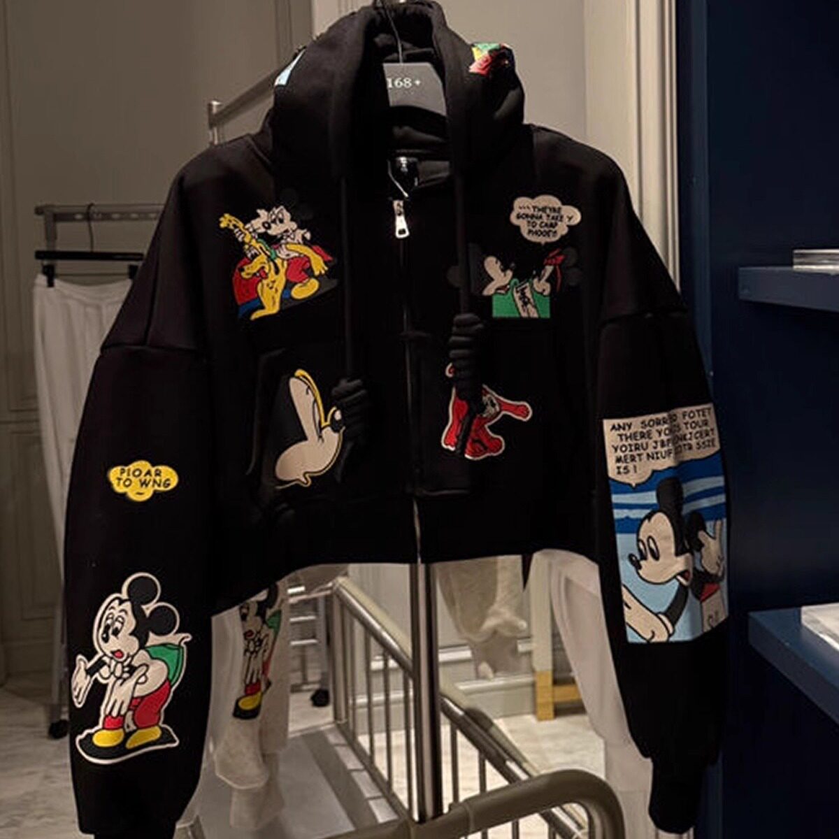 连帽短款卫衣外套女2026新款爆款卡通米奇印花小个子上衣春秋洋气,女装/女士精品,卫衣/绒衫,淘宝优惠券,粉丝福利购,淘宝优惠卷
