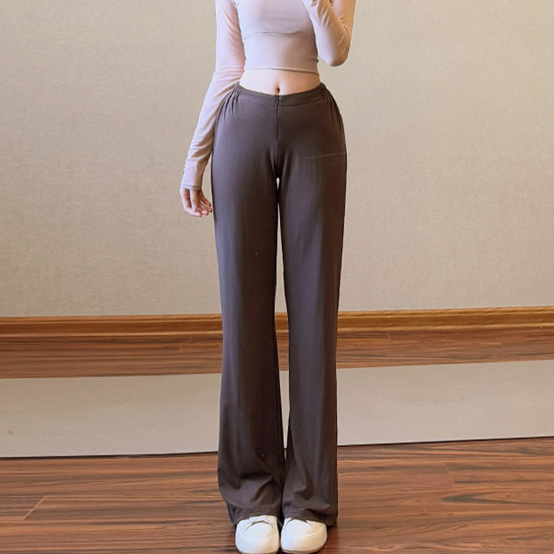 美式辣妹垂感运动阔腿裤女秋冬薄款低腰显瘦直筒外穿休闲健身长裤,运动服/休闲服装,运动中长裤／短裤,淘宝优惠券,粉丝福利购,淘宝优惠卷