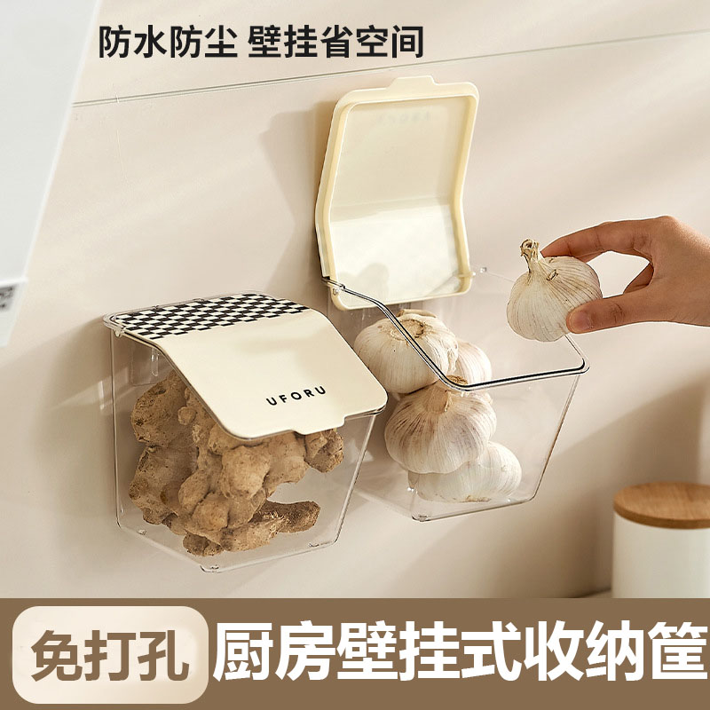 厨房葱姜蒜收纳筐果蔬大料挂篮