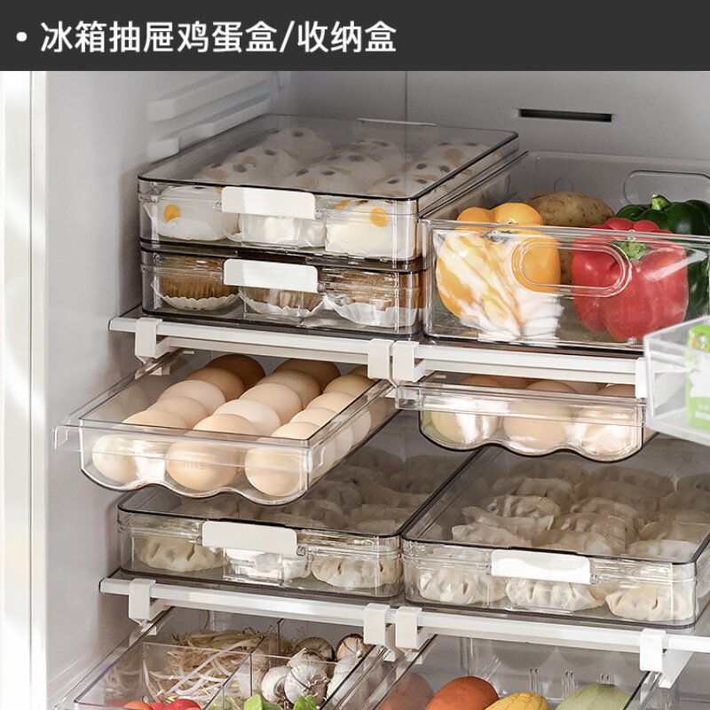 冷冻冰箱抽屉式悬挂鸡蛋厨房保鲜