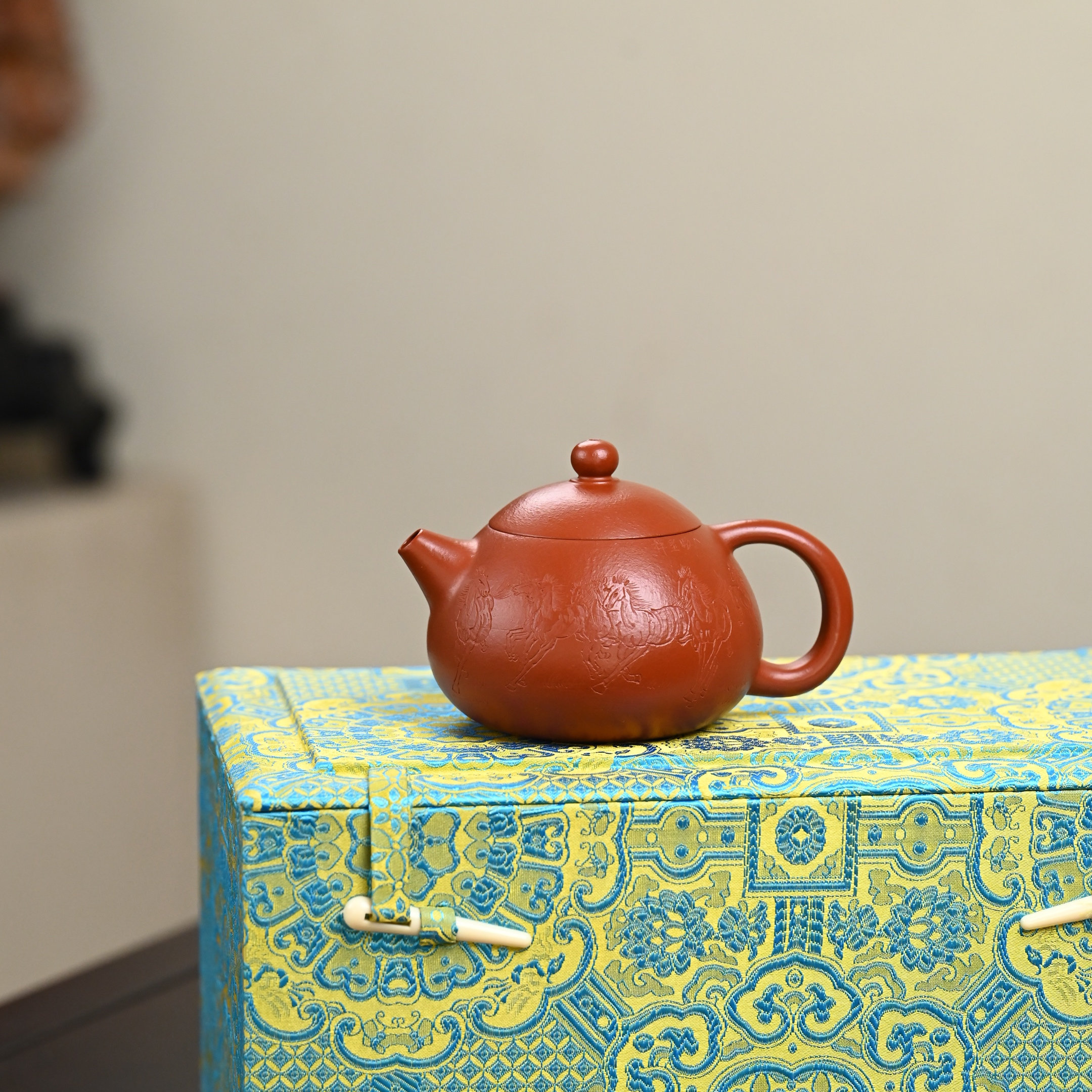 正宗宜兴紫砂壶纯手工原矿朱泥文旦壶小容量家用功夫茶具高端茶壶