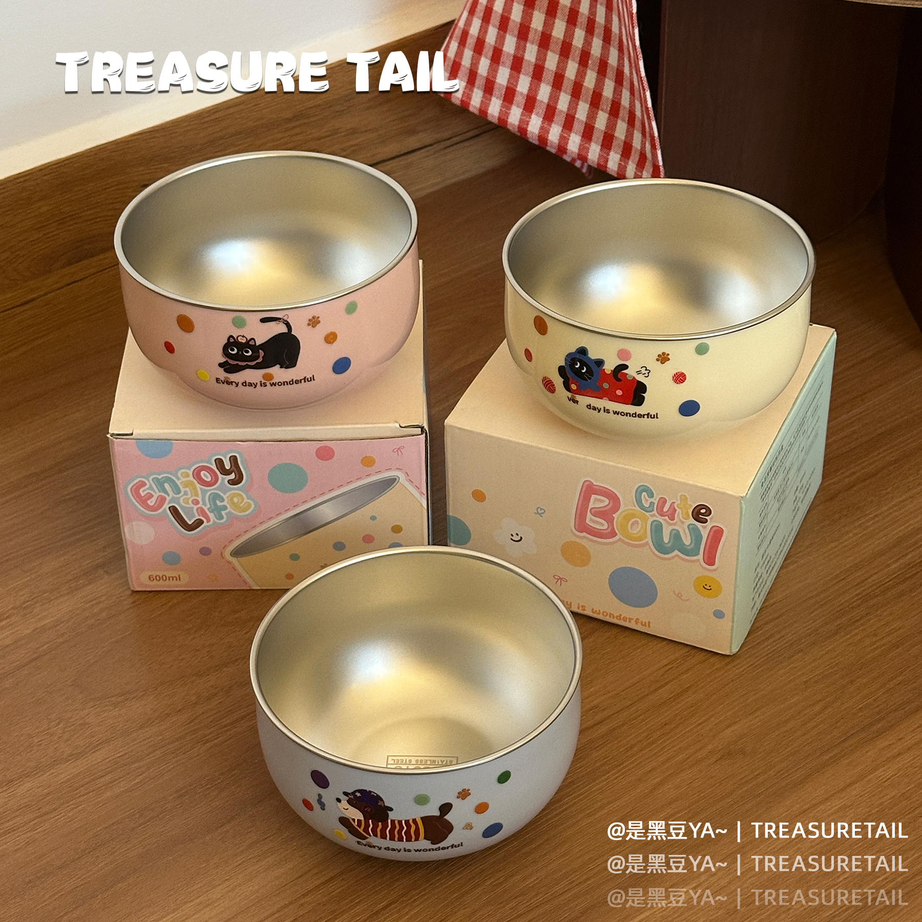 TreasureTail316不锈钢碗