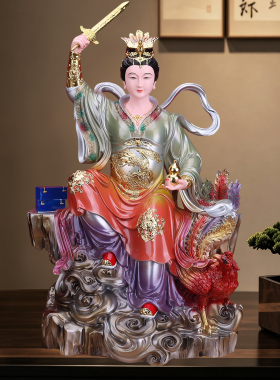 九天玄女娘娘神像树脂供奉摆件