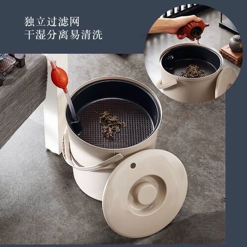 茶桶茶渣垃圾过滤水台功