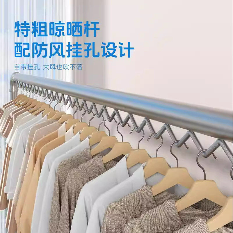 钢管晾衣架落地卧室家用