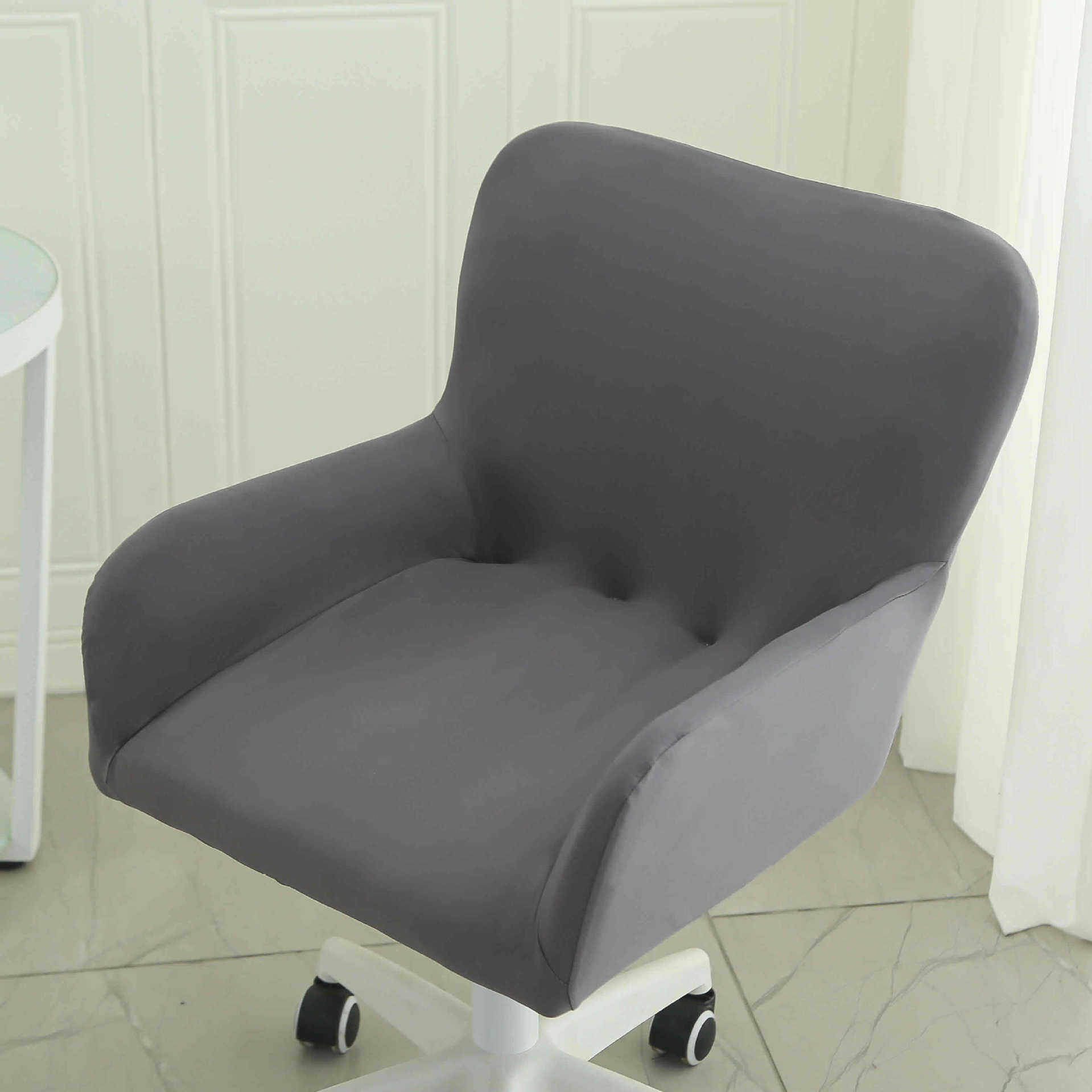 通用扶手椅子套罩升降旋转化妆座办公电脑凳坐垫靠背沙发单人座套