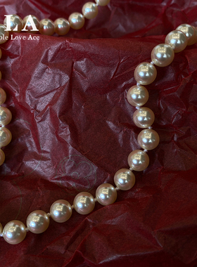 其他纯银扣子女全珍珠项链