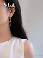 Simple Love Acc Private Water Drop Transparent Oval Earrings 2026 New style Stud Silver Needle Earrings for women thumbnail 5