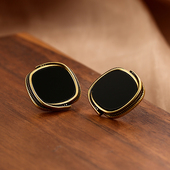 2025年爆款 Acc私家 小众复古简约设计感银针耳环女 Love Simple